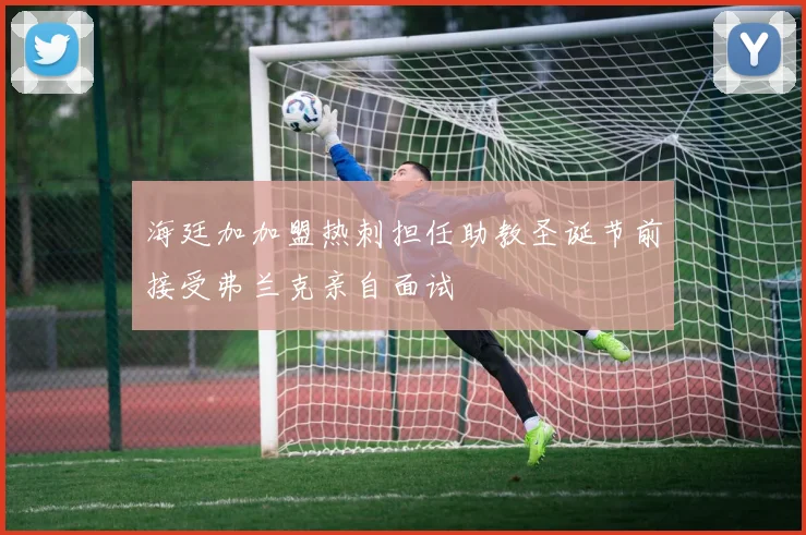 海廷加加盟热刺担任助教圣诞节前接受弗兰克亲自面试
